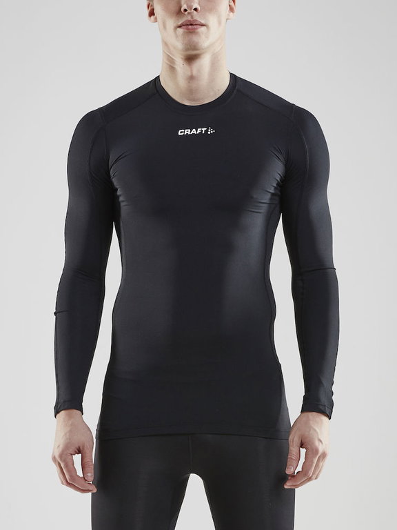 Craft Compression Long Sleeve Shirt (tight fit) Pro Control Underwear black Men